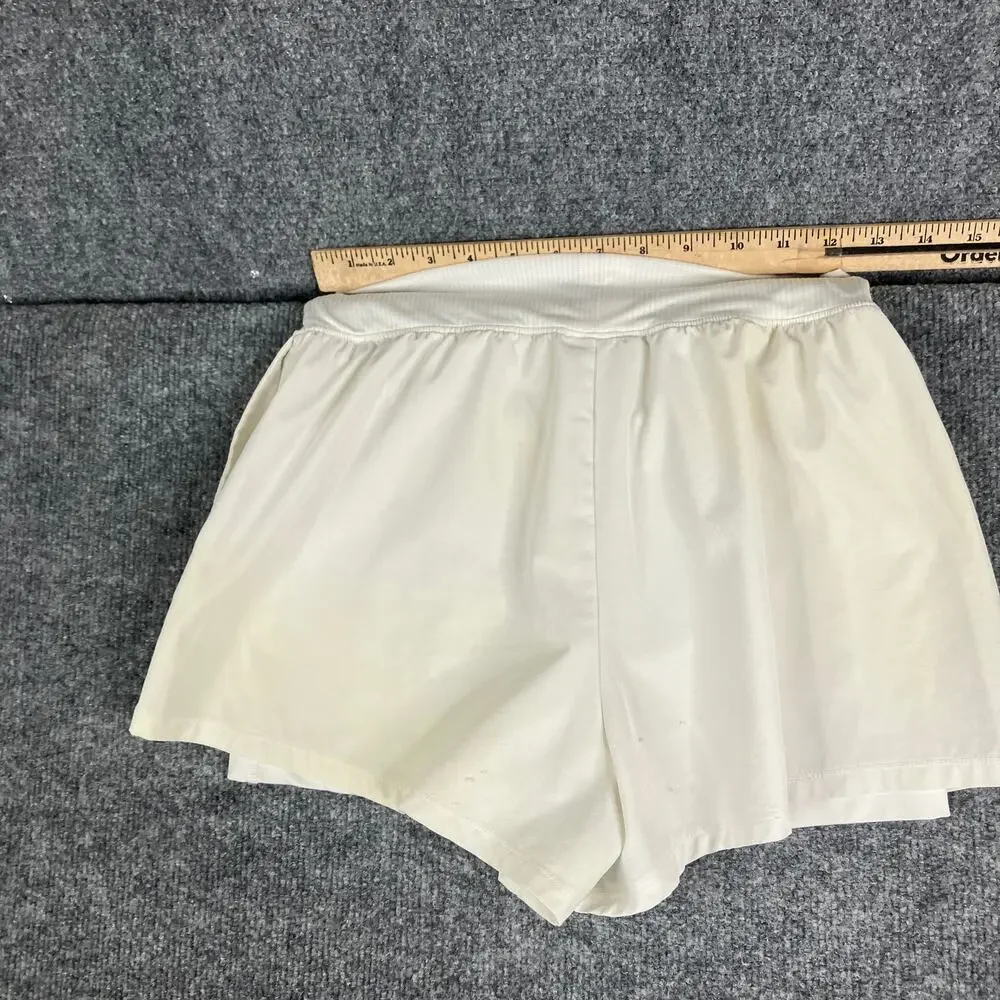 Nike Running Shorts Womens Size S White Dri-Fit Lightweight Lined Breathable Gym